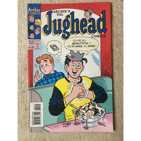 Vintage 90s Jughead Comic Lot 1990s Archie Comics Betty Cooper Veronica Lodge - Picture 2 of 8